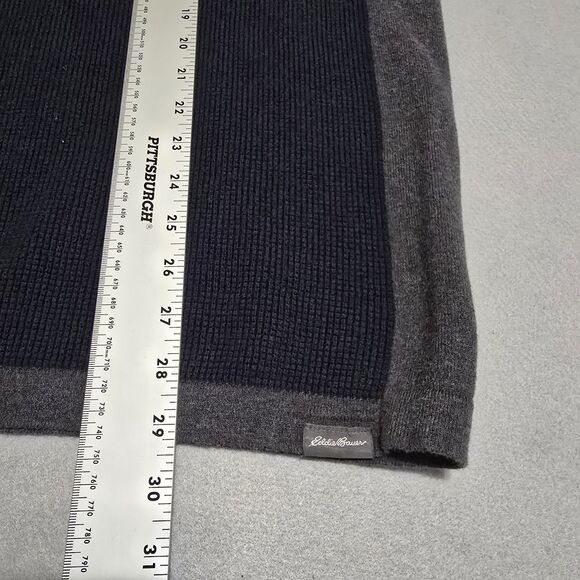 Eddie Bauer Men's Gray Blue Knit Pullover Sweater Crew Neck Size XXL - Picture 5 of 8